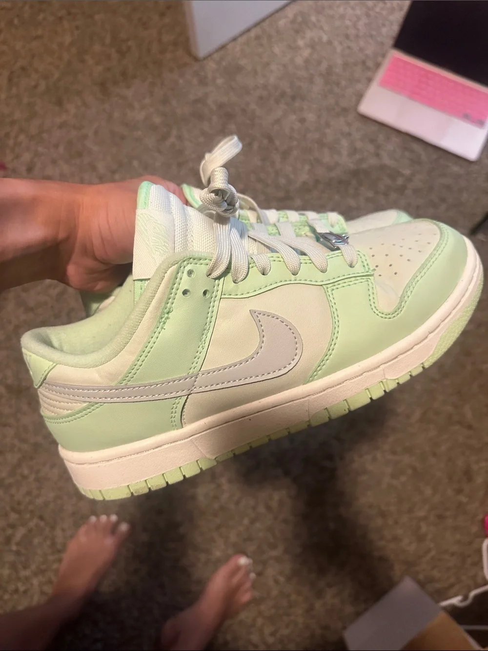 Women’s 8 Nike Dunk Low SE Next Nature Low-Top Sneakers Sea glass